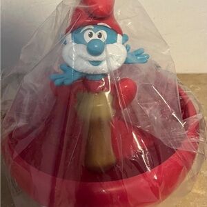 Regal Papa Smurf Blue and Red Popcorn Bucket